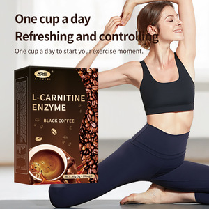 Café Negro con L-Carnitina, Supresor del Apetito y Quemagrasas, Café Instantáneo en Polvo <span class=keywords><strong>de</strong></span> Alta Calidad <span class=keywords><strong>para</strong></span> Adelgazar y Quemar Grasa - Product Image 3