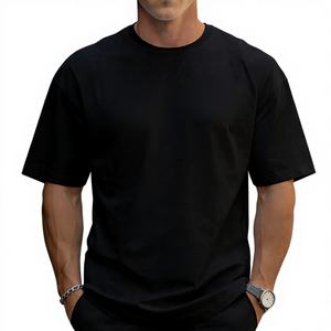 T-shirt en coton décontracté vintage pour homme, manches courtes, 180 g/m², respirant, écologique, imprimé par transfert thermique, avec message motivant, vente en gros - Product Image 1