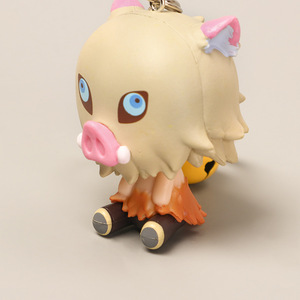 4 unids/set llaveros Demon Kamado Nezuko Kochou <span class=keywords><strong>Shinobu</strong></span> Slayers PVC Anime figura colgante para Gashapon juego máquina juego premio Juguete - Product Image 5