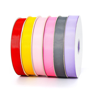 Ba.Hao Ribbon Spool 2.5Cm Satin Woven Solid Color Gift Packaging Decorative Tape - Product Image 5