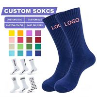 Chaussettes de sport athlétiques personnalisées avec logo, soutien de la voûte plantaire, texture nid d'abeille, couleur personnalisée