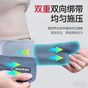 Fish Leap Lumbar Support <b>Belt</b>, Thin Style, for Lumbar Disc Herniation, Strain, <b>Exercise</b>, Prolonged Sitting or Standing, Home - Product Image 3