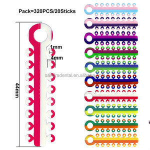 2026 New Best Selling Dental Orthodontic Elastic Ligature Ties 36 Colors Manual CE Certified - Product Image 1