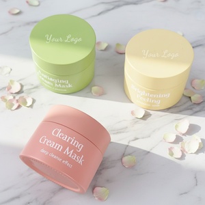 Envase Cosmético de Vidrio Rosa Mate Personalizado de Lujo con Tapa Hermética, Perfecto para Crema Facial, Crema para Ojos y Empaque de Productos para el Cuidado de la Piel de Primera Calidad - Product Image 1