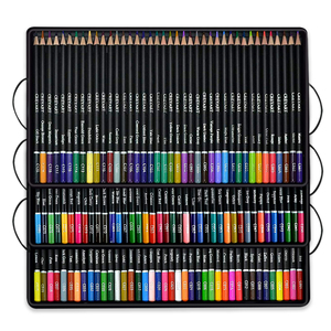 Set Professionale di 120 Matite Colorate in Scatola di Cartone per Artisti, per Schizzi <span class=keywords><strong>e</strong></span> Disegni con Colori Vivaci <span class=keywords><strong>e</strong></span> Mina Morbida - Product Image 1