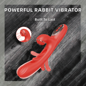 Stimulateur clitoridien puissant à battement et à tapotement, vibrateurs lapin, point G, jouet sexuel pour adultes, masseur de masturbation féminine, couples, USB - Product Image 2