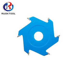 Disco de corte circular de 100 mm y 6 dientes en forma de U y V para ranurar paneles de aluminio compuesto - Product Image 1