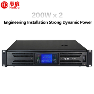 Amplificador de Potencia Profesional AM-800 Clase H de <span class=keywords><strong>2</strong></span> Canales, <span class=keywords><strong>2</strong></span>*1200W a 8 ohmios, 3200W en Modo Bridge, Pantalla TFT de <span class=keywords><strong>2</strong></span>.8'', Construcción Metálica, para DJ y Escenarios - Product Image 1