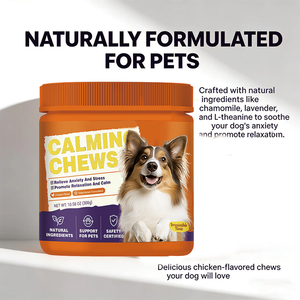 Integratori <span class=keywords><strong>per</strong></span> la Salute degli Animali Domestici OEM ODM, Compresse Masticabili Calmanti <span class=keywords><strong>per</strong></span> il Sonno, Melatonina, Olio di Semi di Canapa, Radice di Valeriana, Estratto di Camomilla <span class=keywords><strong>per</strong></span> Ansia di Cani e <span class=keywords><strong>Gatti</strong></span> - Product Image 3
