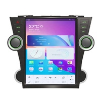 RoadNavi estilo Tesla Android 11 radio de coche para Toyota Highlander 2009-2014 reproductor Multimedia de coche inalámbrico Carplay 4G