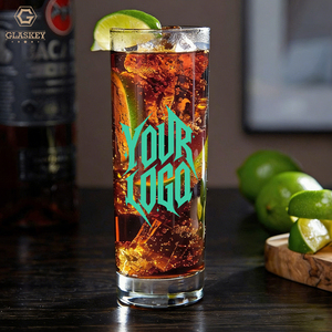 Vasos Highball Grabados de 10.5oz, Vaso Mezclador para Cócteles, Vaso para Beber Gin, Ron y Cerveza de Jengibre - Product Image 5