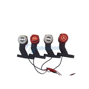 Xe tải phụ tùng 12-24V đôi mặt Cuống đèn LED Side <span class=keywords><strong>Marker</strong></span> ánh sáng tín hiệu ánh sáng với logo cho Scania người đàn ông Mercedes Volvo - Product Image 1