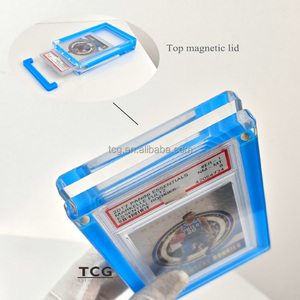 Hộp bảo vệ thẻ bài TCG tùy chỉnh, chống nước, chất liệu PS-A, chống tia UV, acrylic màu, có nam châm - Product Image 4