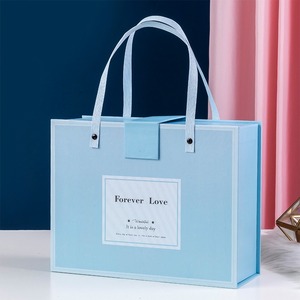 Magnetic brand logo shoes eyelashes <b>Christmas</b> foldable wine <b>gift</b> <b>box</b> can be customized according to needs - Product Image 2