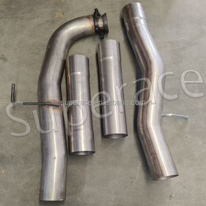 Tuyaux d'<span class=keywords><strong>échappement</strong></span> à pliage mandriné 2,5 pouces/63 <span class=keywords><strong>mm</strong></span>, tubes droits à <span class=keywords><strong>45</strong></span> et 90 degrés, matériaux en acier inoxydable, aluminium et titane - Product Image 5