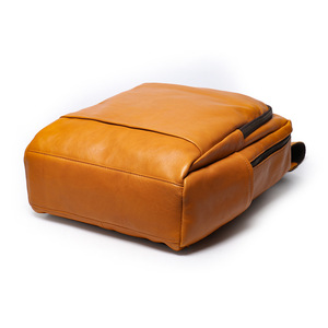 <span class=keywords><strong>Mochila</strong></span> <span class=keywords><strong>de</strong></span> Cuero Genuino Vintage para Hombre, Bolso Masculina con Cierre <span class=keywords><strong>de</strong></span> Cremallera y Cubierta para Hombres - Product Image 6