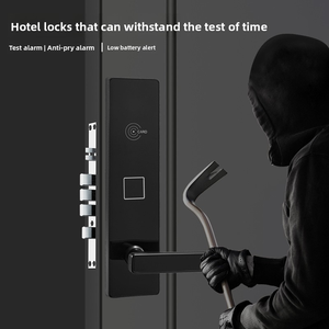 מנעול דלת מלון חכם עם כרטיס מפתח, מנעול דלת מלון אלקטרוני עם חיישן אינדוקציה למכירה - Product Image 5
