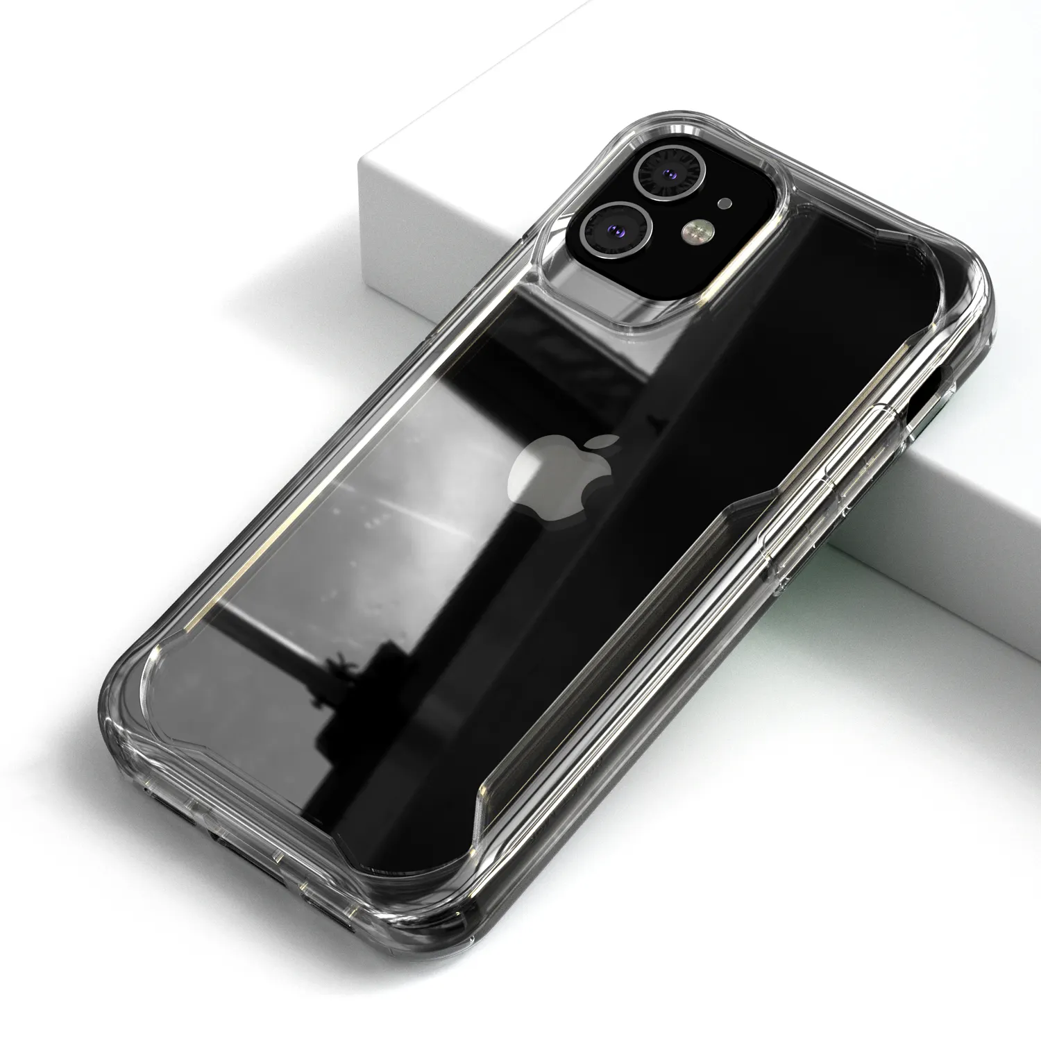 Custodia per telefono trasparente per iPhone 15/15Pro/15promax/15Plus Cover in TPU ibrido trasparente