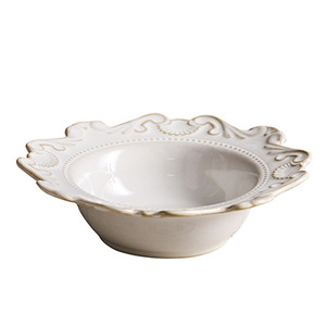 Ensemble de vaisselle en céramique de style baroque, assiettes et bols de style occidental, vente en gros - Product Image 6