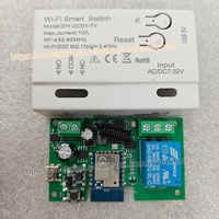 Module de commutation WiFi RF Tuya pour maison intelligente, USB 5V 7-32V 220V, relais 1 canal 10A, récepteur de porte de garage, compatible Alexa Google Home