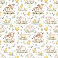 Tissu Popeline 100% Coton Peigné Respirant et Léger à Imprimé Animal pour Filles et Garçons, Designs Personnalisés Acceptés