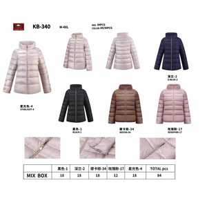 Parka Reversibile con Cappuccio HDJ per Donna, Taglie M-3XL, Colori Nero Ghiaccio, Rosa, Blu Denim, Mocha, Blu Scuro, Confezione da 70 Pezzi - Product Image 1