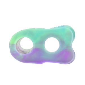 Open Head Wolf Penis Sleeve Enlarger Luminous Silicone <b>Dildo</b> Sleeve Male Penis Girth Extender with Cock Ring Reusable Sex Toys - Product Image 2