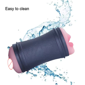 Masturbadores de Bolsillo 2 en 1 Portátiles para Hombres, Masturbadores Masculinos Realistas, Copa Masturbadora Fácil de Limpiar - Product Image 4