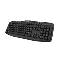 Clavier à membrane sans fil 2,4 G AIKUN AX250 pour bureau et domicile, touches multimédias, clé USB, plug-and-play, design fin