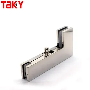 Top Hardware Accessories Stainless Steel Frameless Glass Door Clamp Patch Fitting