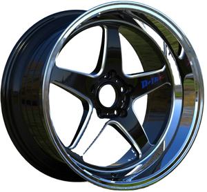 थोक 17 18 इंच 18*9.5 18*10.5 5*114.3 5 छेद गहरे पकवान मिश्र धातु पहियों - Product Image 4