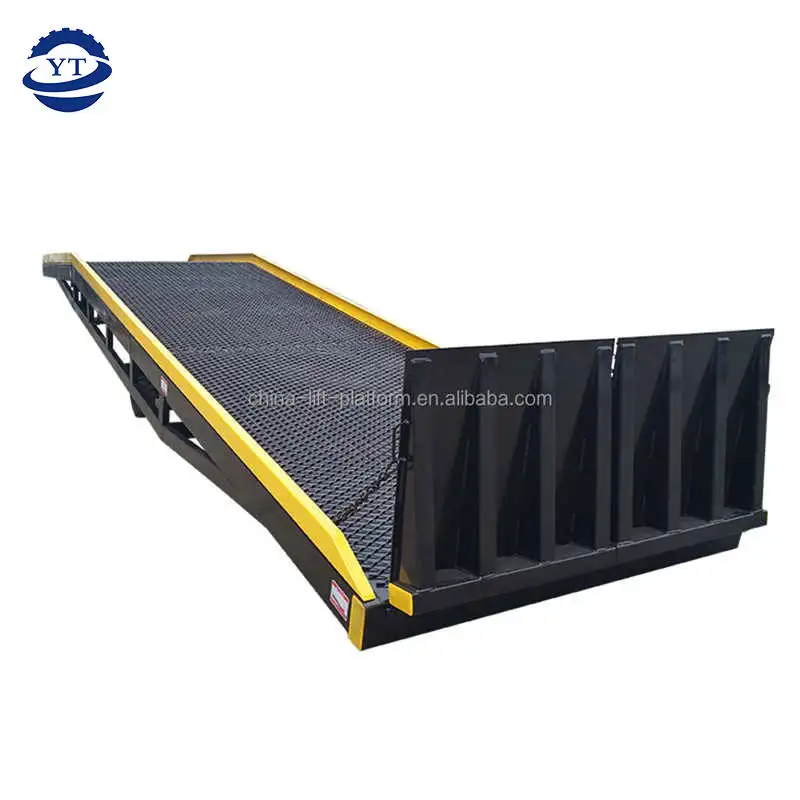 Carrello elevatore uso 6t 8t 10t 12t Mobile tipo idraulico magazzino logistica ponte o attrezzature industriali Yard Ramp