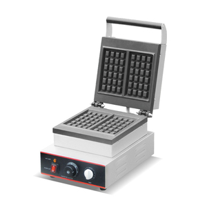 Macchina Professionale per Waffle Quadrati in Acciaio Inox, Piastra Antiaderente Commerciale per Snack, Attrezzatura da Cucina per Ristoranti - Product Image 1