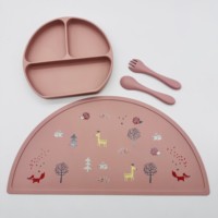 Napperon antidérapant de base en silicone pour aliments et eau pour animaux de compagnie napperon d'alimentation étanche pour animaux de compagnie pour un usage domestique
