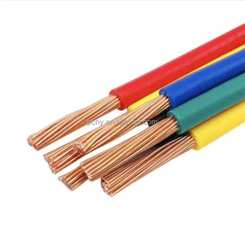 2x1.5mm2 rvv cáp điện bị mắc kẹt dây điện với PE cách nhiệt cho ngầm sử dụng CCA PVC cách điện