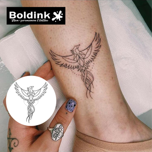 <span class=keywords><strong>Tatouage</strong></span> au stylo Jagua Boldink personnalisé, motif géométrique réaliste Phénix, résistant à l'eau, longue durée (2 semaines) - Product Image 3