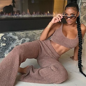 Ropa de <span class=keywords><strong>invierno</strong></span> para <span class=keywords><strong>mujer</strong></span>, la misma ropa de dormir para <span class=keywords><strong>mujer</strong></span>, <span class=keywords><strong>pijama</strong></span>, conjunto de <span class=keywords><strong>3</strong></span> <span class=keywords><strong>piezas</strong></span>, suéter, traje informal - Product Image 3