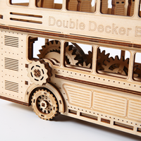Kit de bricolage en vrac pour puzzles 3D en bois à engrenages mécaniques, pour l'apprentissage éducatif STEM