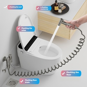 Ручной биде с двойным выпускным угловым клапаном - Product Image 6