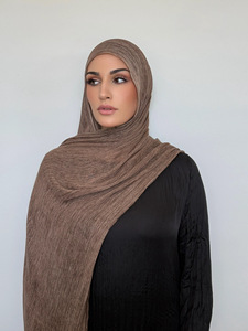 ชุดฮิญาบผ้าเรยอนเนื้อนุ่มระบายอากาศได้ดีใหม่ล่าสุดผ้าเรยอนผ้าพันฮิญาบแบบจับคู่กับชุดชั้นใน - Product Image 4