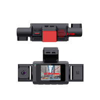 Caméra embarquée automobile HD vision nocturne 4K, enregistrement en boucle, détection de mouvement G-Motion, mode stationnement, carte Micro SD 512 Go, GPS