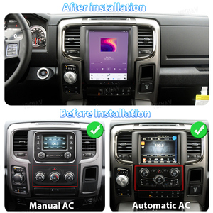 AOONAV Lecteur multimédia GPS de voiture <span class=keywords><strong>Android</strong></span> 9.1 à grand écran vertical pour Dodge RAM 1500 2014-2018 GPS de voiture Navi Navigation Radio Ste - Product Image 2