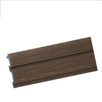 Panneau mural PS pratique Matériau PS Persiennes en charbon de bois Panneaux muraux PS