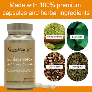 Gluta Master 28 giorni Detox capsula di pancia piatta aiuto naturale per la perdita di peso aiuta a rafforzare il metabolismo capsula di controllo dell'appetito - Product Image 4
