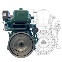 Moteur de bateau de pêche à jet d'eau 40hp, moteur diesel hors bord