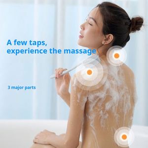 Silicone Body <b>Scrubber</b>, Long Handle <b>Back</b> <b>Scrubber</b> for Body, Shower Srush <b>Back</b> Brush Body Exfoliator - Product Image 4