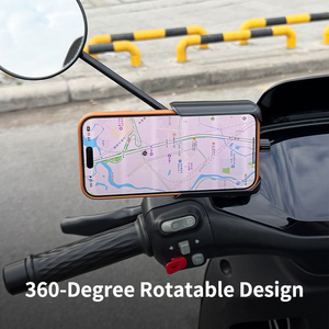 Phổ biến phổ không thấm nước Xe Máy Xe Đạp Xe Đạp Điện thoại di động chủ đứng linh hoạt thời trang hỗ trợ tùy chỉnh điện thoại - Product Image 5