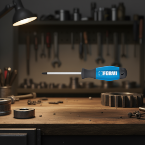 Destornillador cruzado Fervi Ph colgable de 100 mm, herramienta profesional - Product Image 3