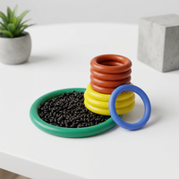 FKM Fluorkohlenstoff-Gummi O-Ring Dichtung für Chemische Rohrleitungsventile Stark Säure- und Alkalibeständig Industrielle OEM Maßanfertigung