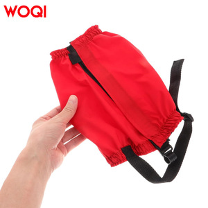 Guêtres de randonnée WOQI 42x55cm, résistantes à l'eau, rouges, unisexes, pour la course en trail et la protection contre la neige - Product Image 3